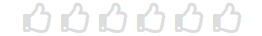 A rating scale of six thumbs-up icons.